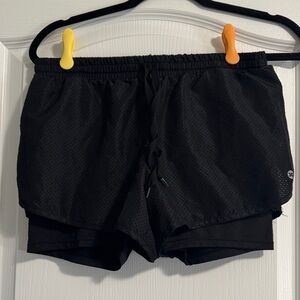 RBX Black Women's Athletic Shorts